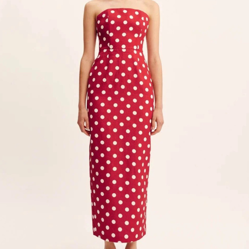 NWT Posse Romeo Strapless Dress Polka Dot